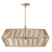 Capital Lighting 430361MA Kaiya Six Light Chandelier, Matte Brass Main Image.jpg