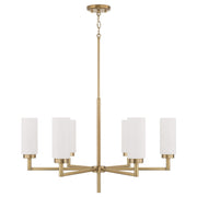 Capital Lighting 451761AD Alyssa Six Light Chandelier, Aged Brass Main Image.jpg