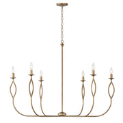 Capital Lighting 452563ML Cohen Six Light Chandelier, Mystic Luster Main Image.jpg