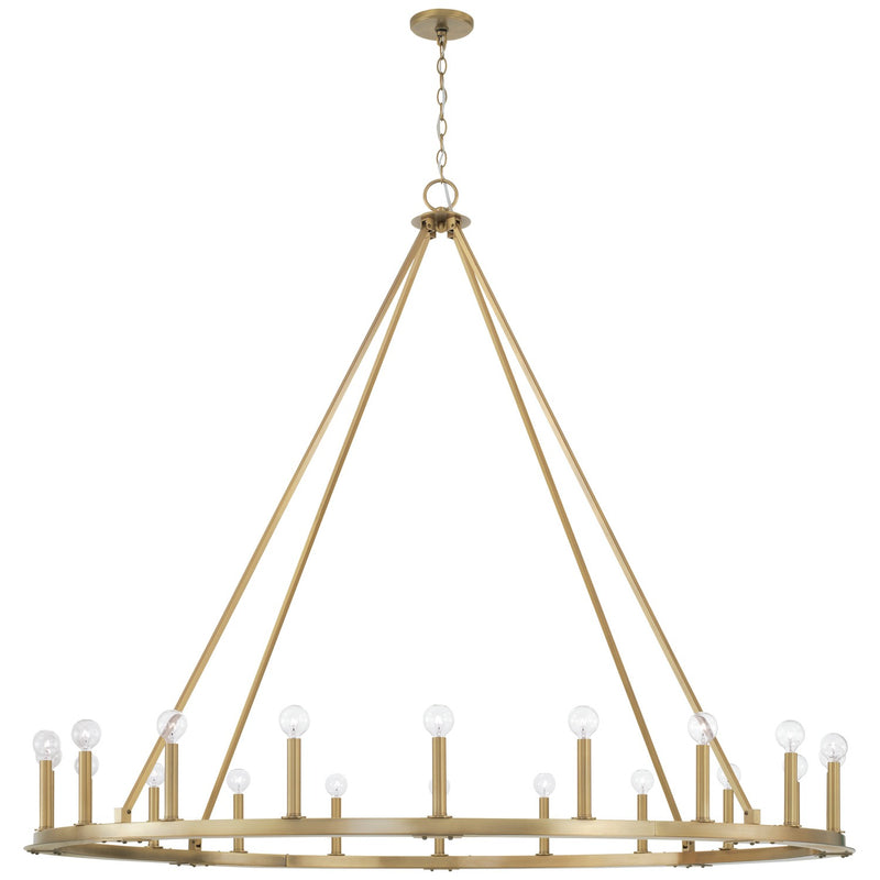 Capital Lighting 4913AD Pearson 20 Light Chandelier, Aged Brass Main Image.jpg
