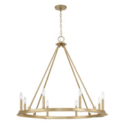 Capital Lighting 4918AD Pearson Eight Light Chandelier, Aged Brass Main Image.jpg