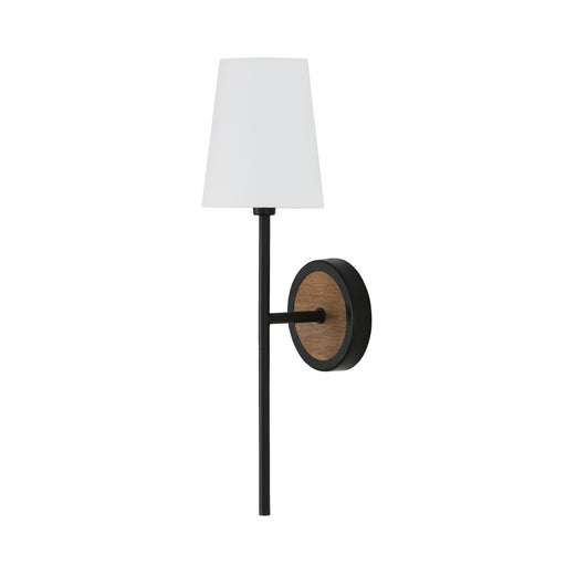 Capital Lighting 650811WK-709 Jonah One Light Wall Sconce, Light Wood and Matte Black Main Image.jpg