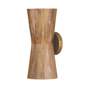 Capital Lighting 651021LW Nadeau Two Light Wall Sconce, Light Wood and Patinaed Brass Main Image.jpg