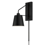 Capital Lighting 651311MB Alden One Light Wall Sconce, Matte Black Main Image.jpg