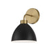 Capital Lighting 652011AB Ross One Light Wall Sconce, Aged Brass and Black Main Image.jpg