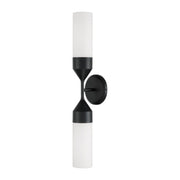 Capital Lighting 652421MB Devon Two Light Wall Sconce, Matte Black Main Image.jpg