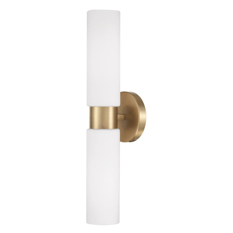 Capital Lighting 652621AD Theo Two Light Wall Sconce, Aged Brass Main Image.jpg
