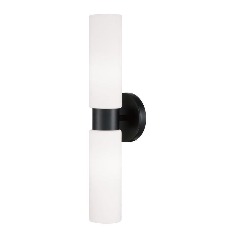 Capital Lighting 652621MB Theo Two Light Wall Sconce, Matte Black Main Image.jpg
