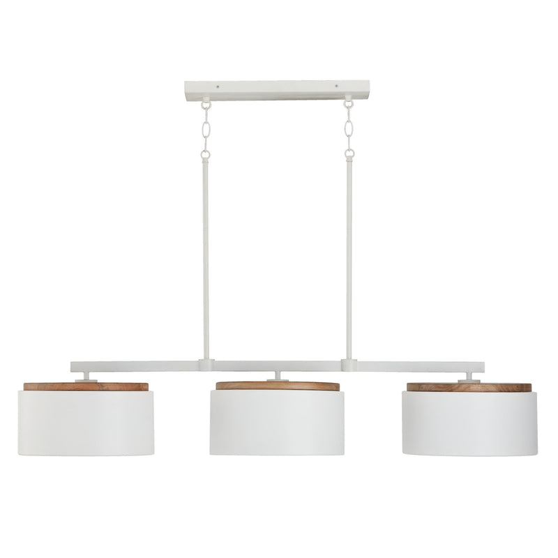 Capital Lighting 850931LT Liam Three Light Island Pendant, Light Wood and White Main Image.jpg