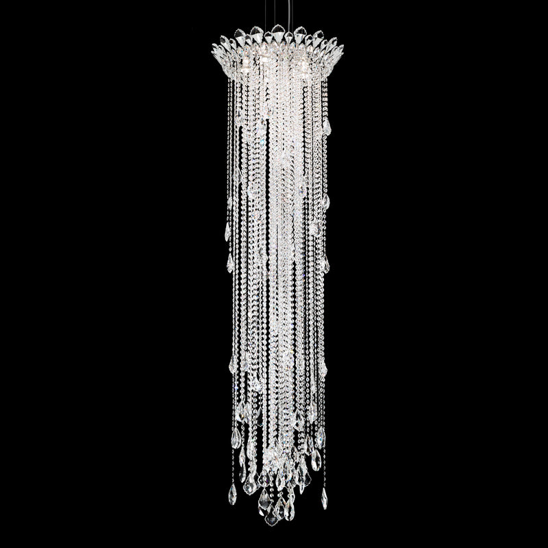 Schonbek TR1813N-401H Trilliane Strands Five Light Pendant, Stainless Steel Main Image.jpg