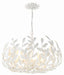 Crystorama 533-MT Broche Six Light Chandelier Matte White Main Image.jpg