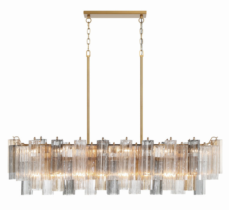 Crystorama ADD-317-AG-AU Addis 14 Light Chandelier Aged Brass Main Image.jpg