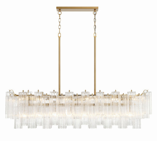 Crystorama ADD-317-AG-CL Addis 14 Light Chandelier Aged Brass Main Image.jpg