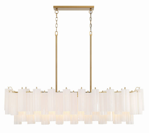 Crystorama ADD-317-AG-WH Addis 14 Light Chandelier Aged Brass Main Image.jpg