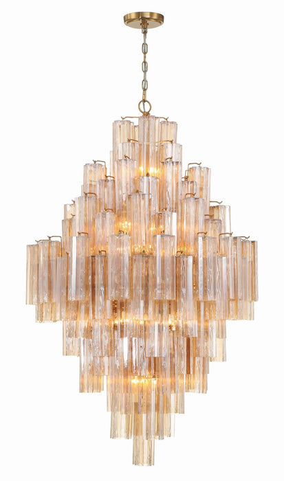Crystorama ADD-319-AG-AM Addis 20 Light Chandelier Aged Brass Main Image.jpg