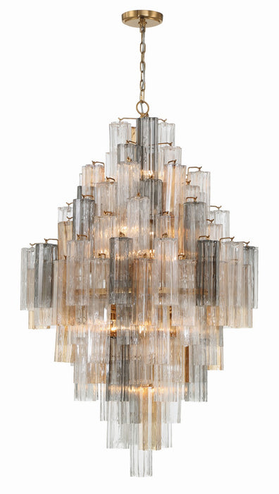 Crystorama ADD-319-AG-AU Addis 20 Light Chandelier Aged Brass Main Image.jpg