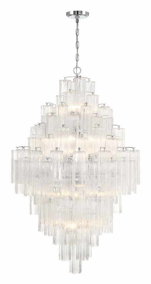 Crystorama ADD-319-CH-CL Addis 20 Light Chandelier Polished Chrome Main Image.jpg
