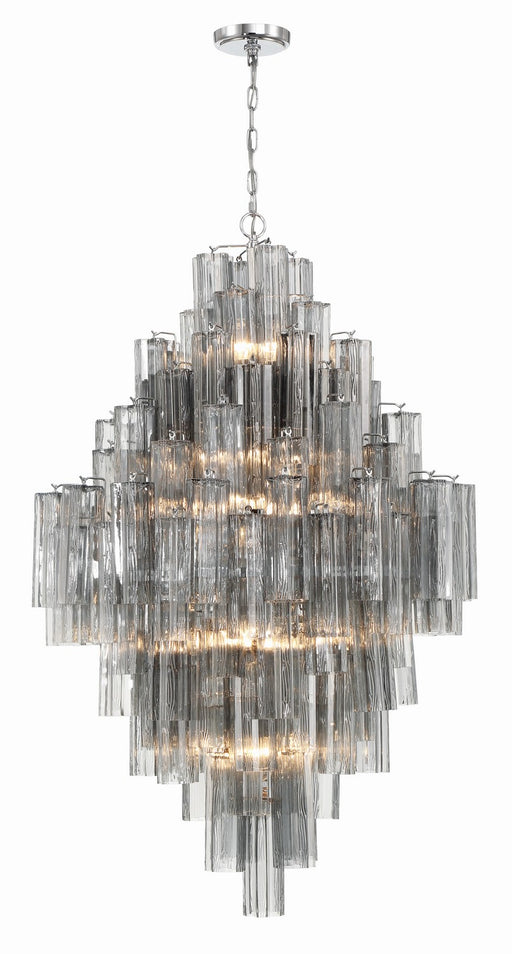 Crystorama ADD-319-CH-SM Addis 20 Light Chandelier Polished Chrome Main Image.jpg