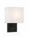 Crystorama BRE-A3632-BF Brent One Light Wall Sconce Black Forged Main Image.jpg