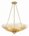 Crystorama DOR-B7706-RG Doral Six Light Chandelier Renaissance Gold Main Image.jpg