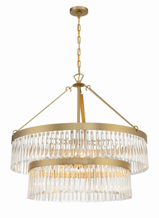 Crystorama EMO-5408-MG Emory Nine Light Chandelier Modern Gold Main Image.jpg