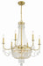 Crystorama HWD-7709-AG Haywood Nine Light Chandelier Aged Brass Main Image.jpg
