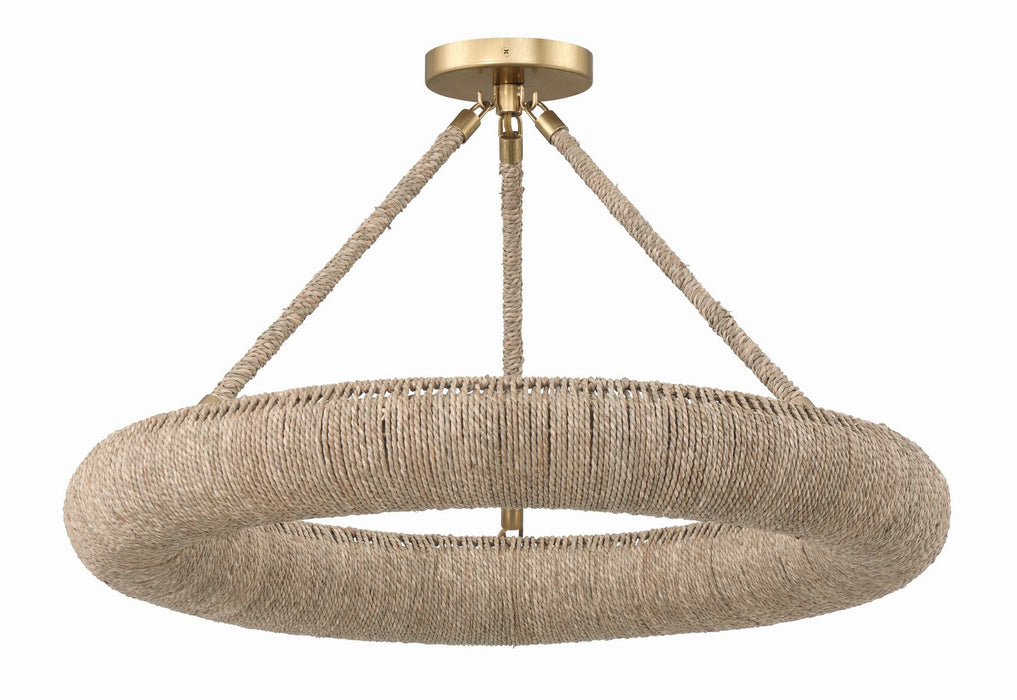 Crystorama OAK-7536-SG_CEILING Oakley LED Semi Flush Mount Soft Gold Main Image.jpg