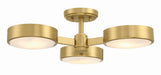 Crystorama ORS-733-MG-ST Orson Three Light Semi Flush Mount Modern Gold Main Image.jpg