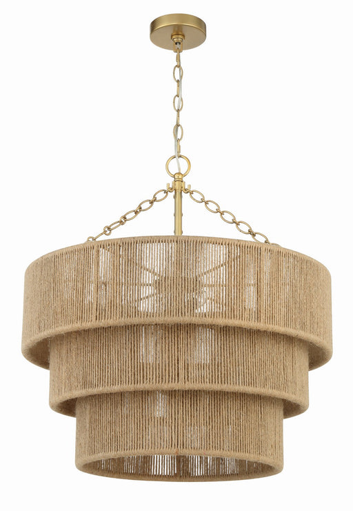 Crystorama SHY-10907-SG Shyla Ten Light Chandelier Soft Gold Main Image.jpg