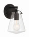 Crystorama VSS-7001-MK Voss One Light Wall Sconce Matte Black Main Image.jpg