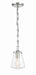 Crystorama VSS-7002-PN Voss One Light Mini Pendant Polished Nickel Main Image.jpg