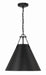 Crystorama XAV-B8305-MK Xavier Three Light Pendant Matte Black Main Image.jpg