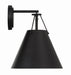 Crystorama XAV-B8311-MK Xavier One Light Task Sconce Matte Black Main Image.jpg