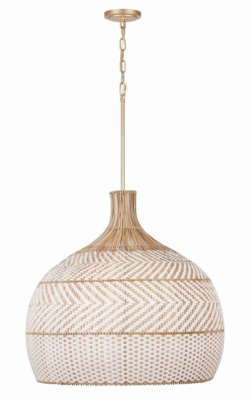 Crystorama ZAN-9006-SG Zanzibar Six Light Chandelier Soft Gold Main Image.jpg