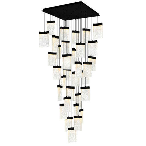 CWI Lighting 1587P36-33-101 Lava LED Chandelier Black.jpg