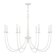 Savoy House 1-1202-8-83 Eight Light Chandelier, Bisque White