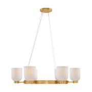 Savoy House 1-3170-6-322 Six Light Chandelier, Warm Brass