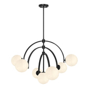 Savoy House 1-3319-7-89 Seven Light Chandelier, Matte Black