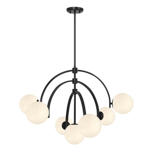 Savoy House 1-3319-7-89 Seven Light Chandelier, Matte Black