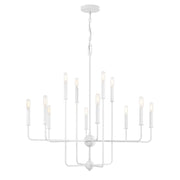 Savoy House 1-4046-12-83 12 Light Chandelier, Bisque White