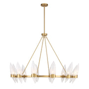 Savoy House 1-5504-12-322 12 Light Chandelier, Warm Brass