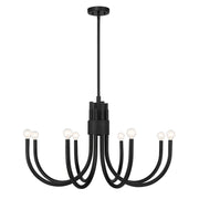 Savoy House 1-6680-8-89 Eight Light Chandelier, Matte Black