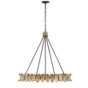 Savoy House 1-8124-8-26 Eight Light Chandelier, Champagne Mist w/Coconut Shell