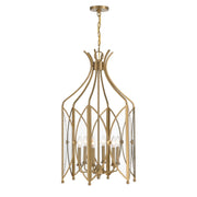 Savoy House 3-6802-6-127 Six Light Pendant, Noble Brass