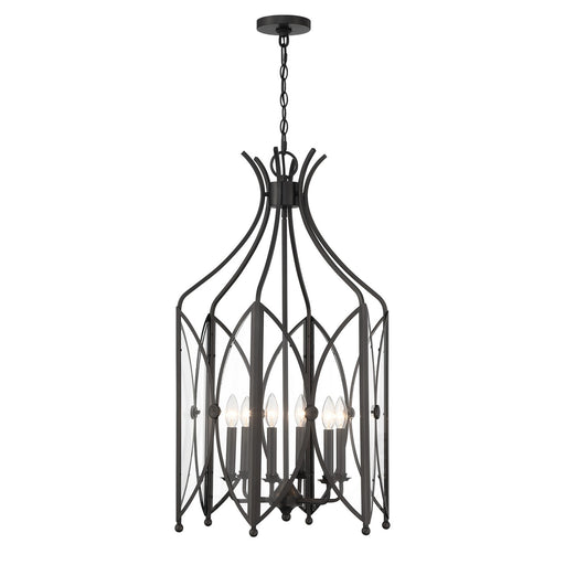 Savoy House 3-6802-6-188 Six Light Pendant, Black Tourmaline