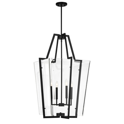 Savoy House 3-9950-4-89 Four Light Pendant, Matte Black