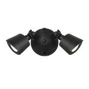 Savoy House 4-FLOOD-A2-3000K-BK LED Double Flood Light, Black