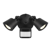 Savoy House 4-FLOOD-MS-A2-3000K-BK LED Motion Sensored Double Flood Light, Black