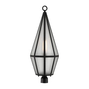 Savoy House 5-707-BK One Light Outdoor Post Lantern, Matte Black