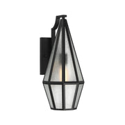 Savoy House 5-709-BK One Light Outdoor Wall Lantern, Matte Black
